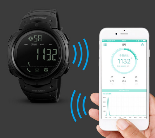 Reloj Inteligente Deportivo Compatible con Apple, Android y iOS - Multifunción Bluetooth