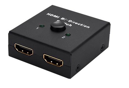 Divisor HDMI 2 en 1 - Switch Bidireccional de Alta Definición