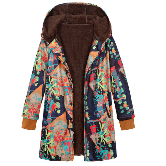 Chamarra Hoodie Floral Tallas Grandes - Image 11