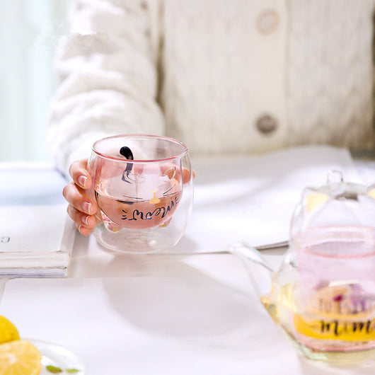 Juego de Tetera y Tazas de Vidrio Transparente para el Hogar - Image 3
