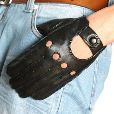 Guantes de Cuero para Conducir con Pantalla Táctil - Image 12