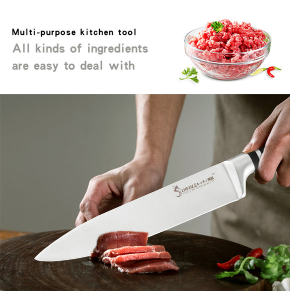 Juego de 6 Cuchillos de Cocina Profesional