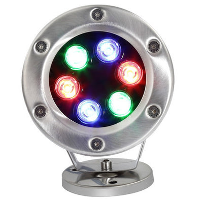 Fuente de Agua de Acero Inoxidable con Iluminación LED
