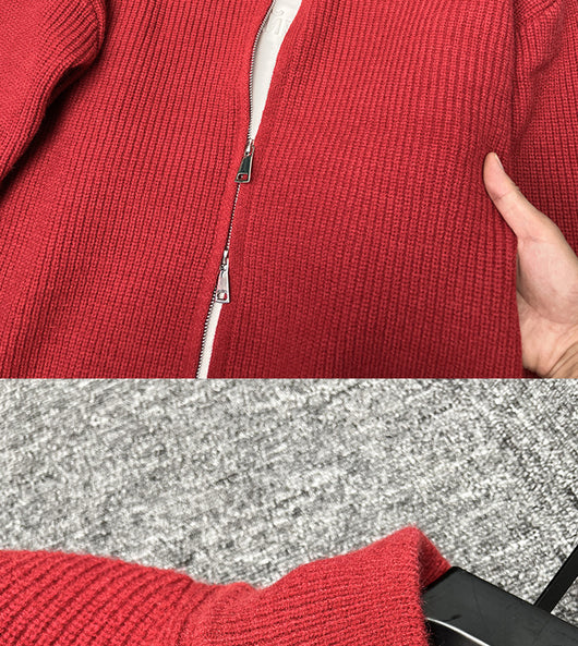 Cardigan de Punto con Cierre de Cremallera para Hombre - Image 12