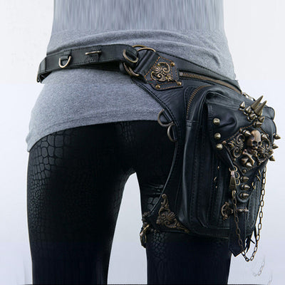 Bolsa Steampunk Estilo Locomotora - Bandolera Messenger con Compartimento para Móvil - Image 5