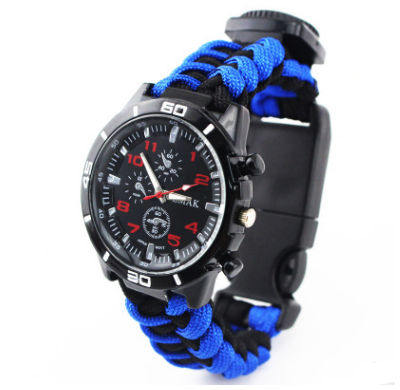 Reloj de Supervivencia Multifuncional con Brújula, Termómetro y Kit de Rescate - Image 10