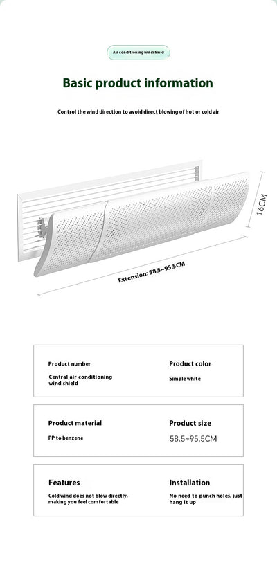 Deflector Universal para Salida de Aire Acondicionado - Image 19