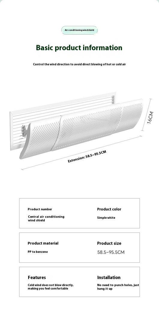 Deflector Universal para Salida de Aire Acondicionado - Image 19