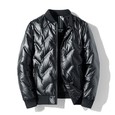 Chaqueta Acolchada de Plumón para Hombre | Estilo Moderno - Image 3