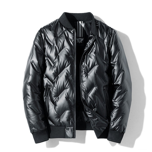 Chaqueta Acolchada de Plumón para Hombre | Estilo Moderno - Image 3
