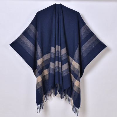 Chal con Borlas y Diseño Escocés Jacquard - Image 27