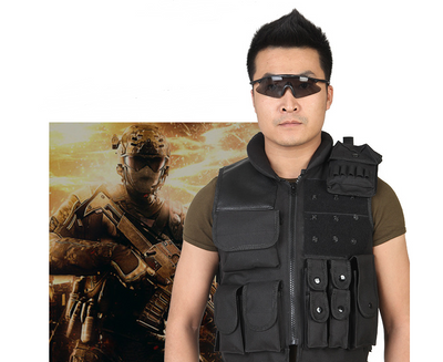 Chaleco Táctico Militar Negro para Hombre - Caza y Operaciones - Image 9