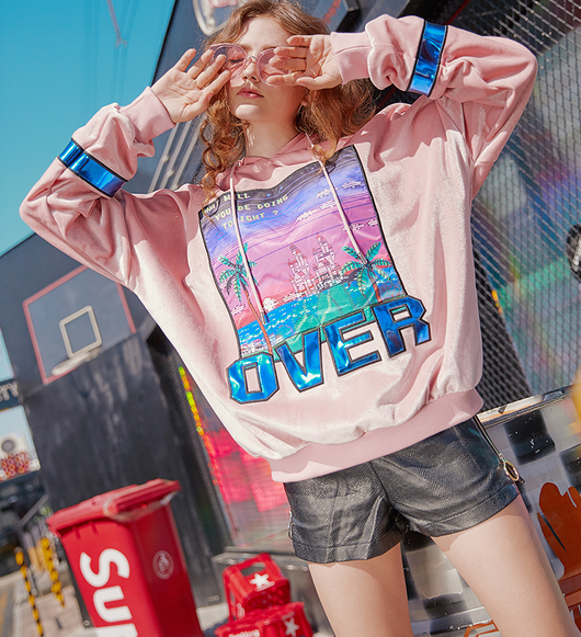 Sudadera Oversized Jasmine Brillante - Estilo BF Perfecto para Todo Clima