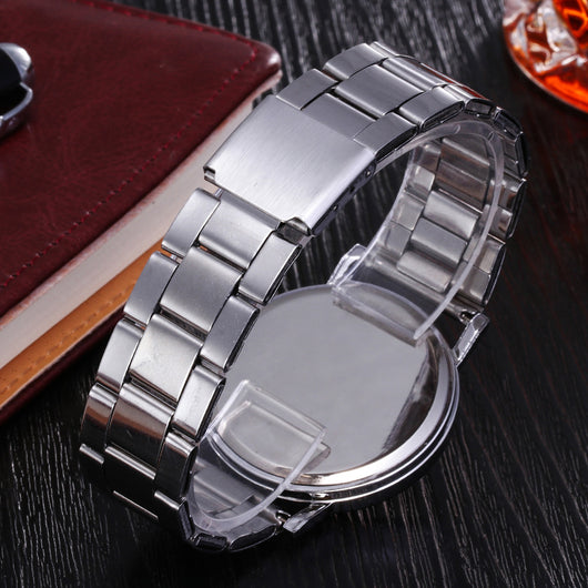Reloj de Acero Minimalista para Negocios - Image 3