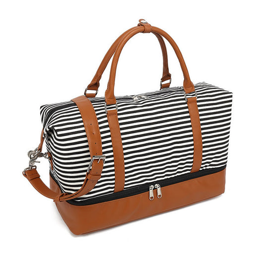 Bolsa de Viaje a Rayas en Lona Resistente - Image 14