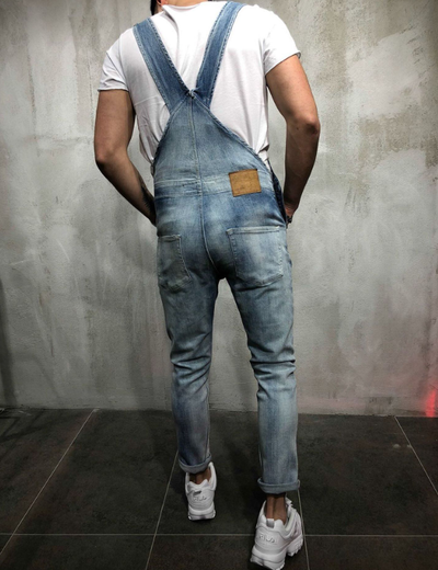 Enterizo Denim Sling con Rotos Desgarrados - Image 14
