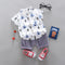 Conjunto de Camisa Triangular Manga Corta