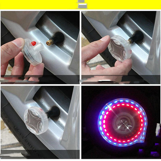 Luz LED Solar para Neumáticos - Válvula Iluminada de Energía Renovable - Image 8