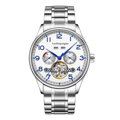 Reloj Mecánico de Acero Inoxidable para Hombre Estilo Ejecutivo - Image 5