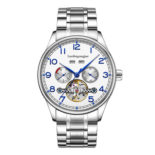 Reloj Mecánico de Acero Inoxidable para Hombre Estilo Ejecutivo - Image 5