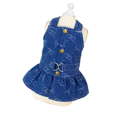 Vestido Denim Princesa para Perros Pequeños - Colección Primavera Otoño - Image 5