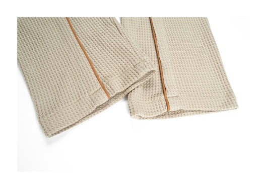 Pantalones Casuales Micro Acampanados con Textura Waffle - Image 16