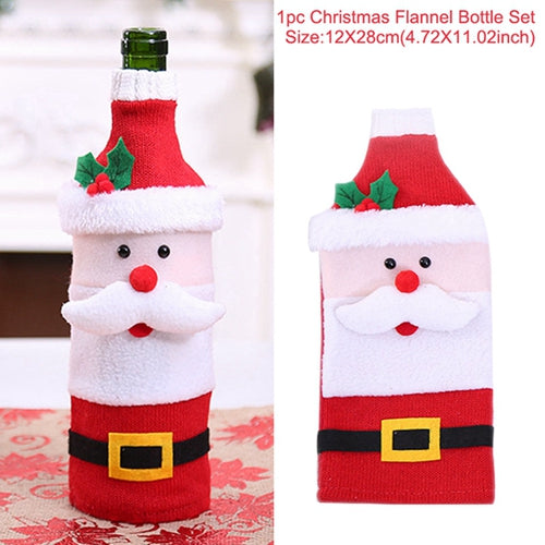 Calcetines Navideños para Botellas de Vino - Image 54