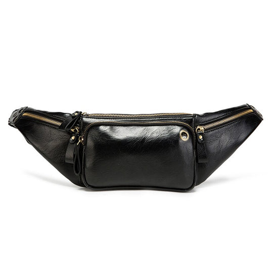 Bolsa Mensajera Retro para Hombre con Compartimento para Celular