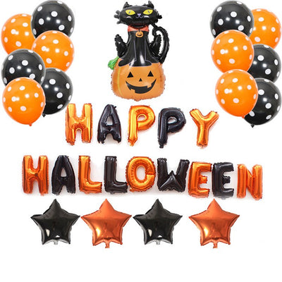 Globos de Decoración Halloween con Calabazas, Murciélagos y Helio - Image 10