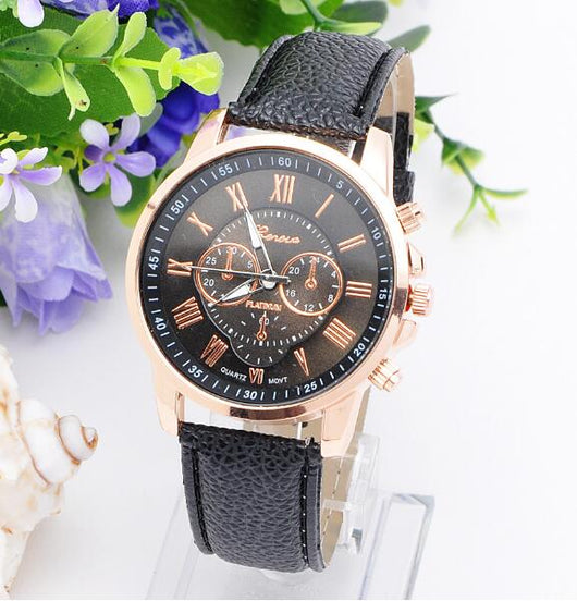 Reloj Digital de Cuero con Tres Esferas - Diseño Clásico Beige - Image 16