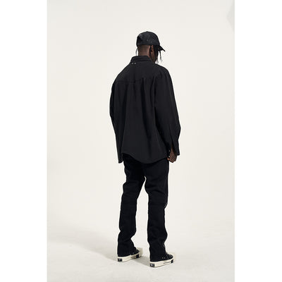 Camisa Manga Larga Oversize con Cierre Grande - Estilo Trendy - Image 8