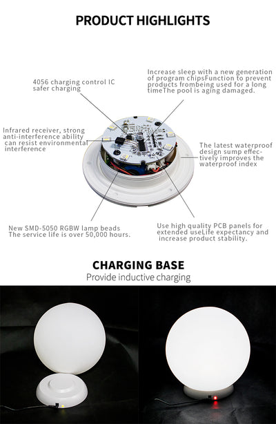 Lámpara de Piso LED Inteligente con Control Remoto - 16 Colores para Exterior - Image 3