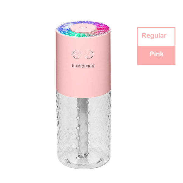 Humidificador Inalámbrico con Proyector de Cristal Mágico Portátil