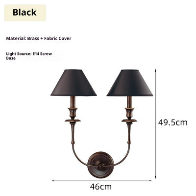 Lámpara de Pared Cobre Moderno para Sala y Dormitorio - Image 7