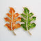 Broche de Hoja de Arce Transparente