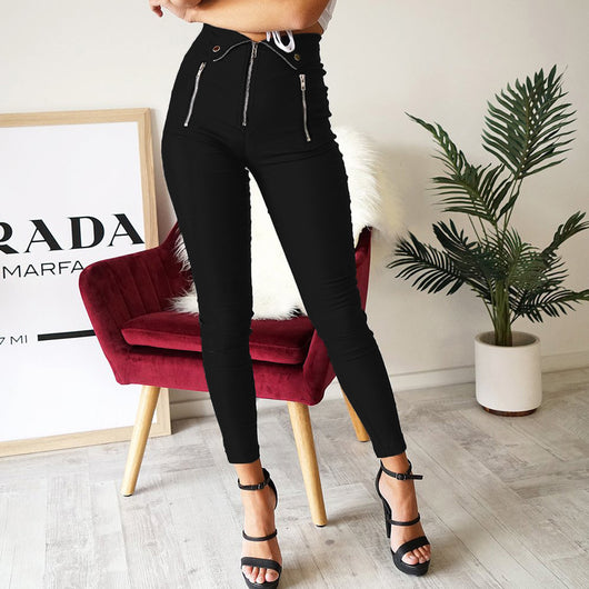 Pantalón Jogger con Cierre en Tobillo - Diseño Moderno Oscuro - Image 6