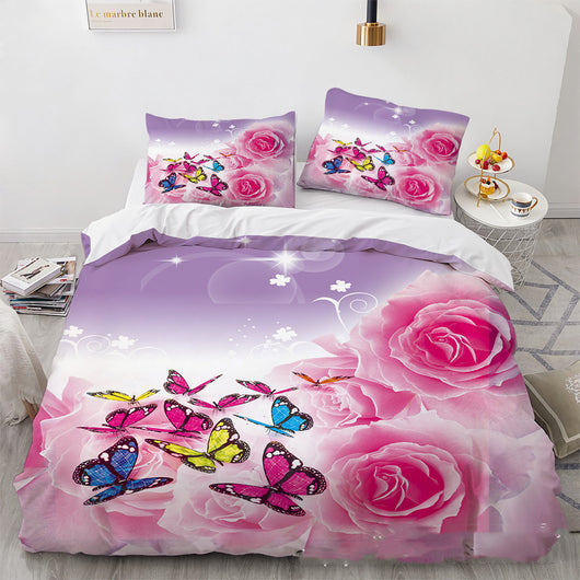 Colección de Tres Piezas Home Rose con Impresión 3D Digital - Image 13