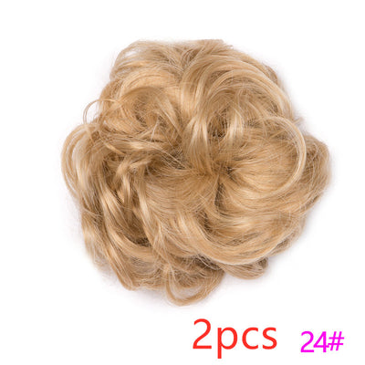 Moño Fluido Rizador con Cordón Ajustable - Extensión de Cabello Sintético - Image 21
