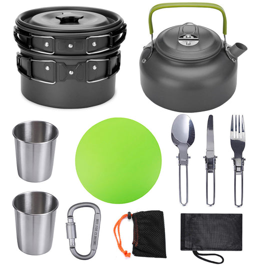 Juego Completo de Utensilios de Cocina para Camping y Picnic Portátil - Image 10