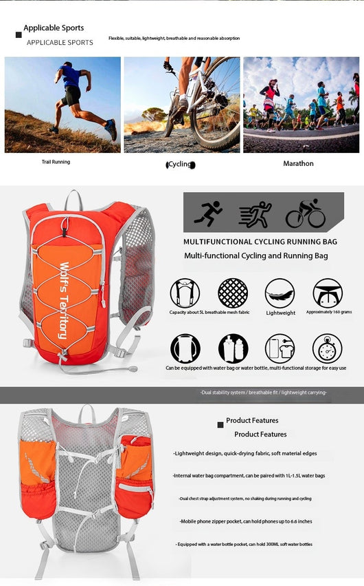 Mochila Deportiva Multifuncional para Ciclismo, Senderismo y Running - Image 22