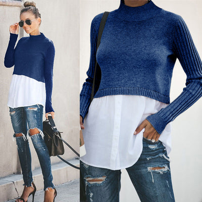 Blusa de Manga Larga con Detalles de Costura para Mujer - Image 8