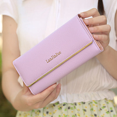 Billetera Grande para Mujer Estilo Retro - Cartera Larga Organizadora - Image 13