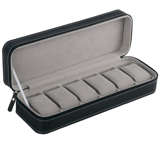 Estuche Organizador de Relojes Portátil de 6 Compartimentos - Image 2
