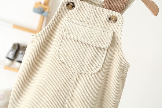 Overol Infantil de Pana Adorable y a la Moda para Bebés - Image 23