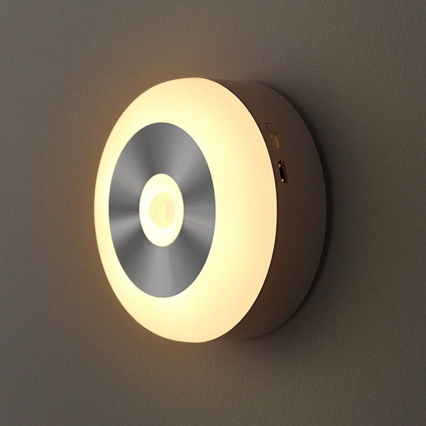 Luz Nocturna LED con Sensor de Movimiento y Táctil