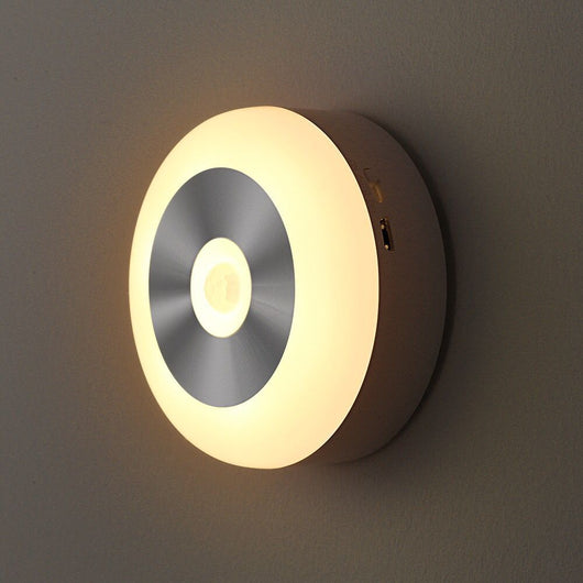 Luz Nocturna LED con Sensor de Movimiento y Táctil