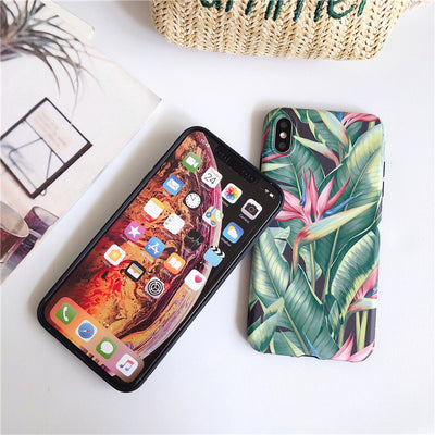 Funda para Celular con Diseño de Hojas de Palma Vintage - Image 3