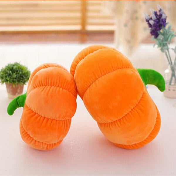 Cojín Decorativo Calabaza Halloween Peluche Suave - Almohada Decorativa