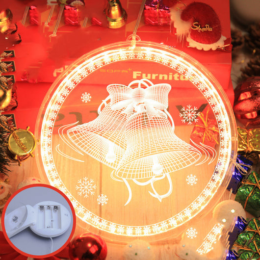 Lámpara Colgante 3D LED Navideña para Decoración del Hogar - Image 27