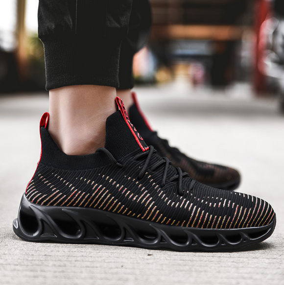 Zapatillas Running Tejidas Huecas con Tecnología Aérea